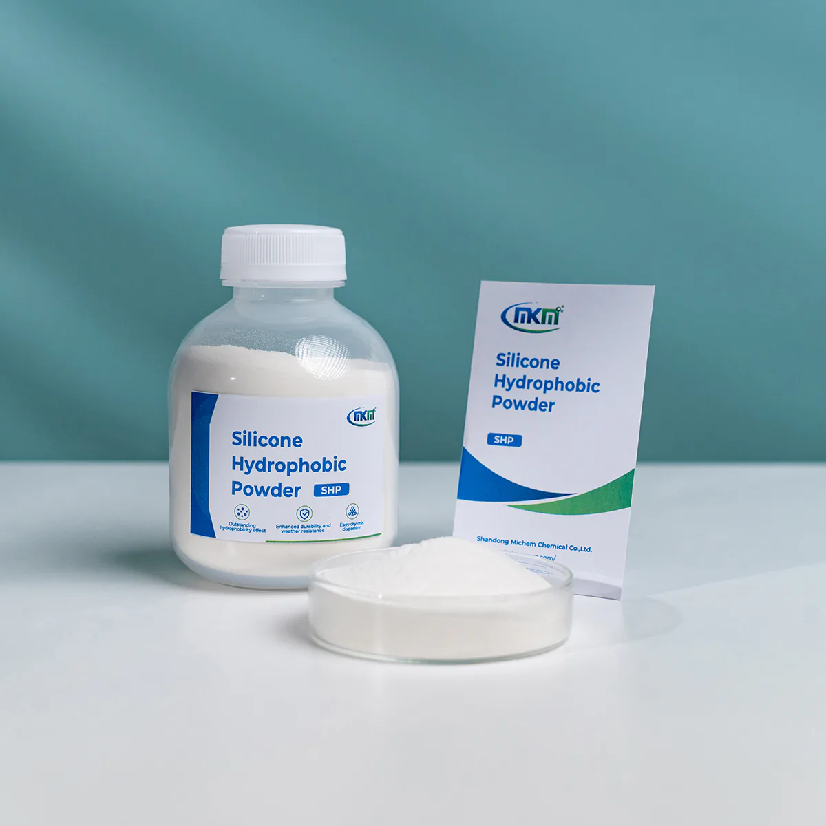 MICHEM silicone hydrophobic powder product display
