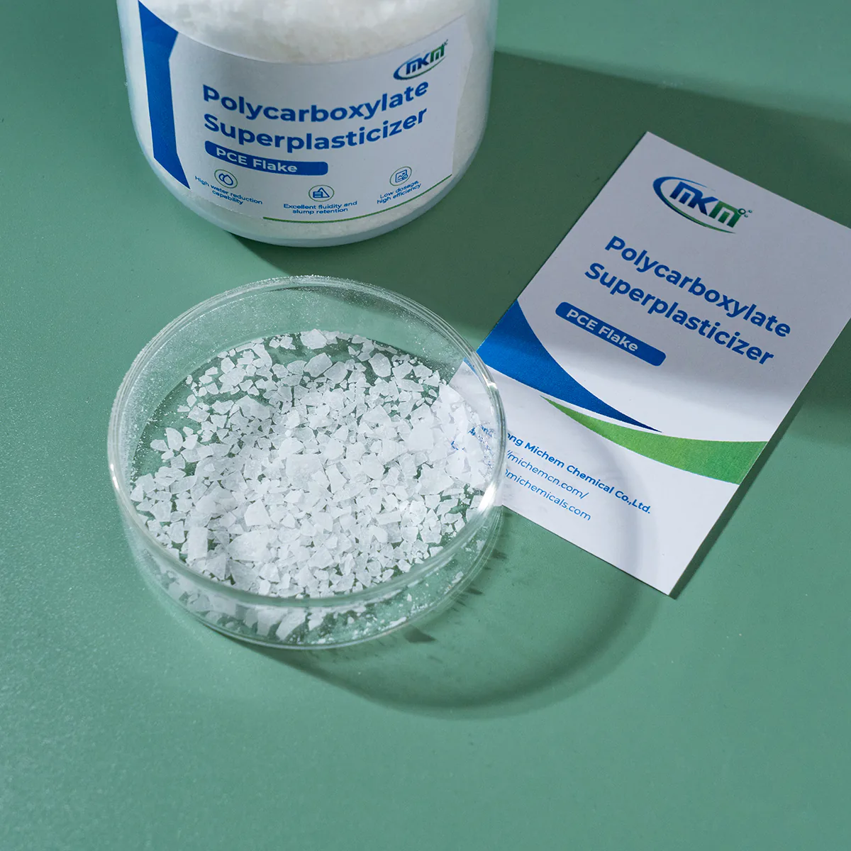 Polycarboxylate superplasticizer PCE flakes product display
