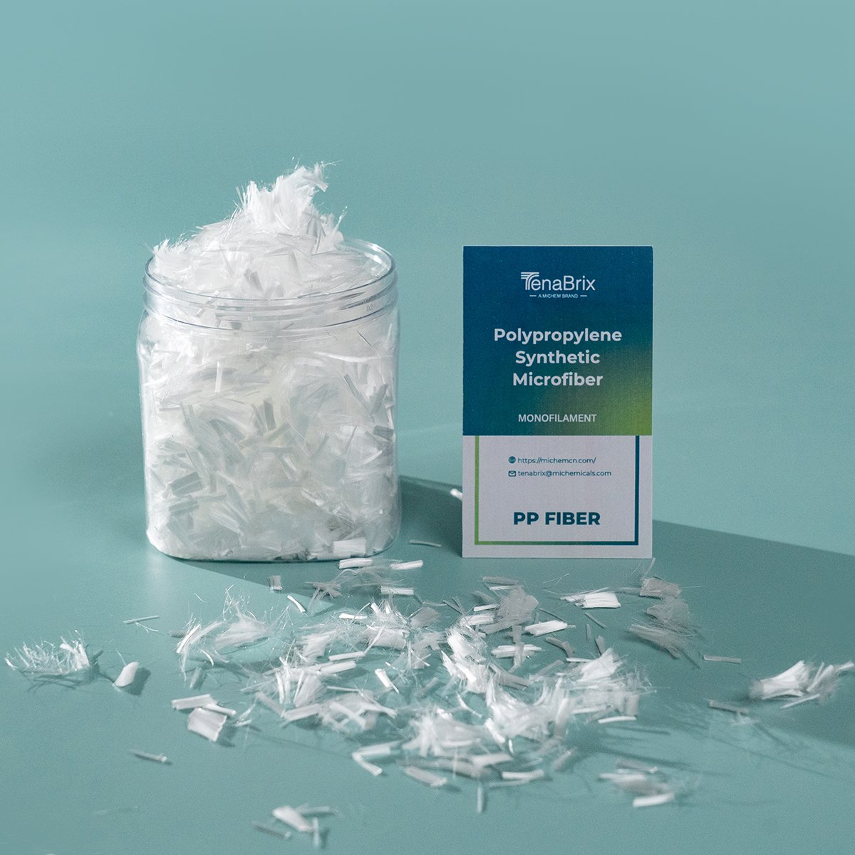 TenaBrix polypropylene monofilament fiber for plastic shrinkage control