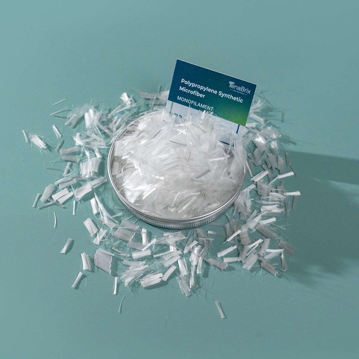 TenaBrix polypropylene microfiber for concrete settlement crack control