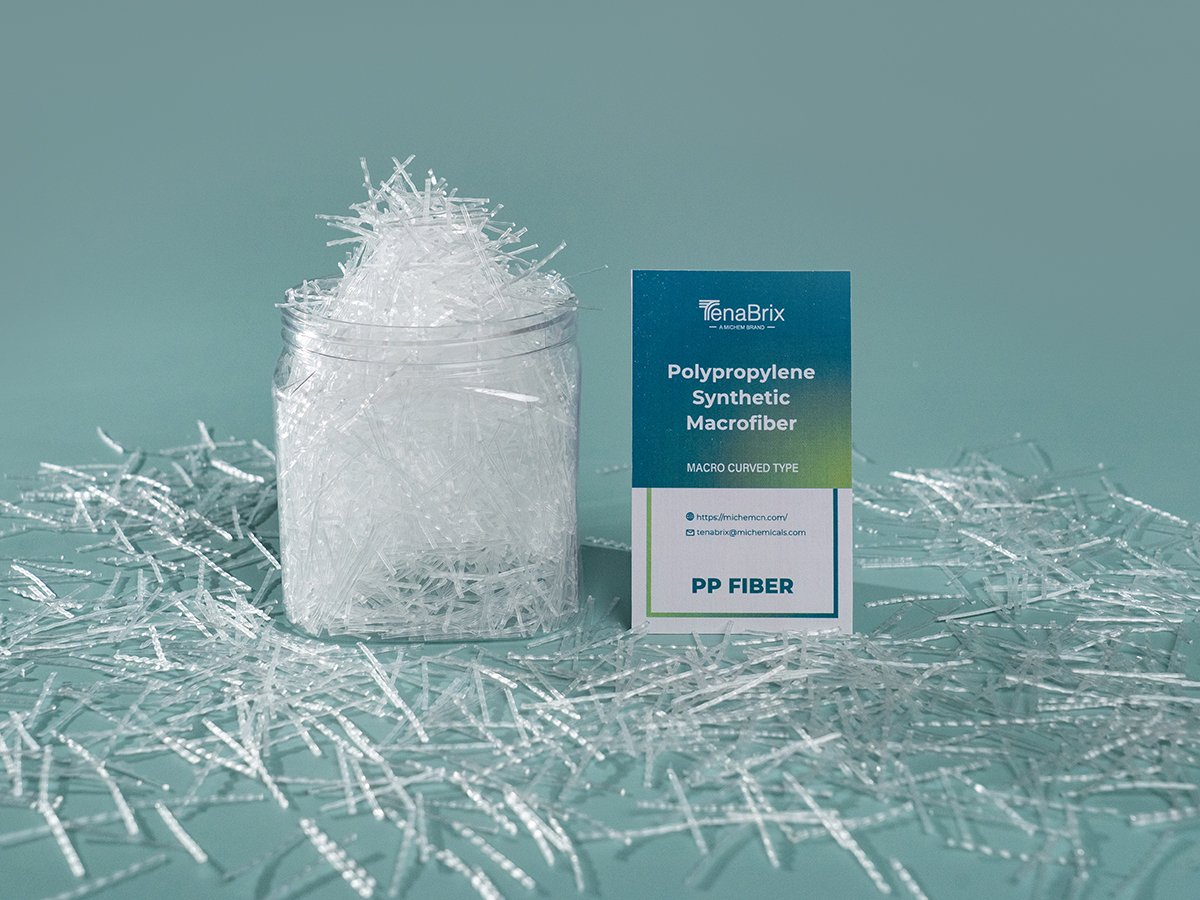 TenaBrix macro-synthetic fiber for pavement reinforcement