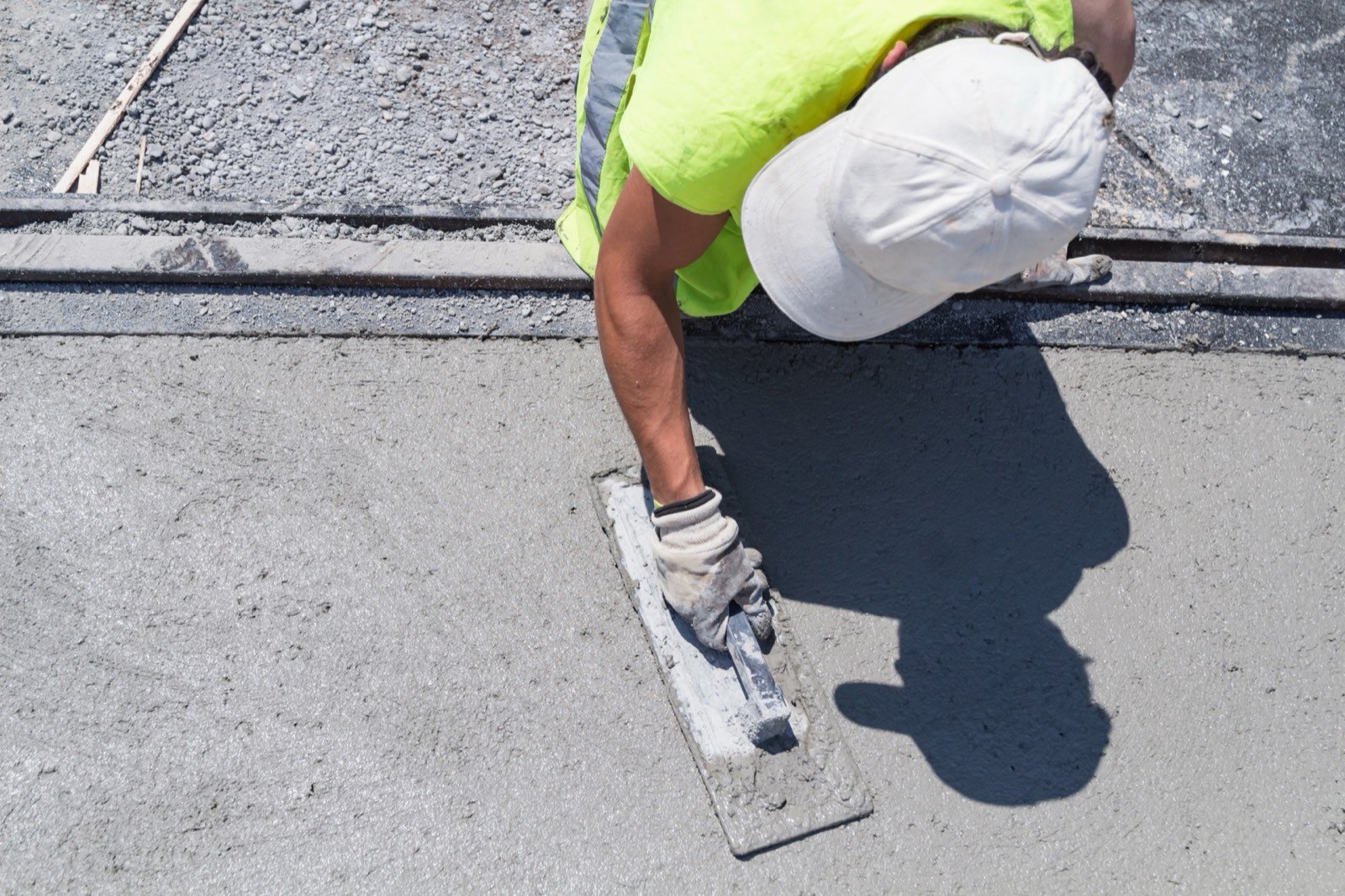 Concrete surface application for glass-fiber-reinforced cement systems